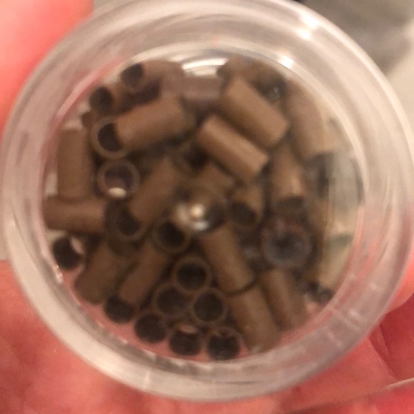 Hair extension Brown beads - Picture 2 of 4